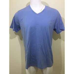 NWT Men's H2H Lifestyle Apparel Short Sleeve‎ Light Blue V-Neck T-Shirt - XL